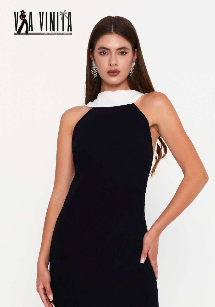 Bow-Back Mini Dress